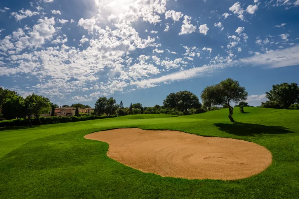 Son Antem East Golf Course View of Hole 5 Bunker in Mallorca
