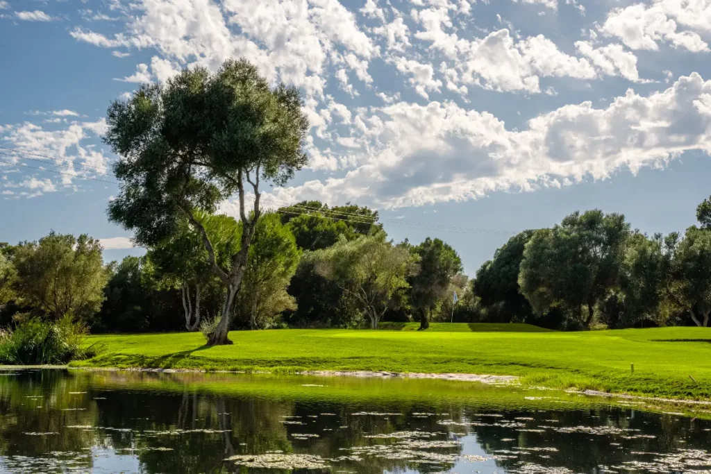 Son Antem East Golf Course View of Hole 1 in Mallorca