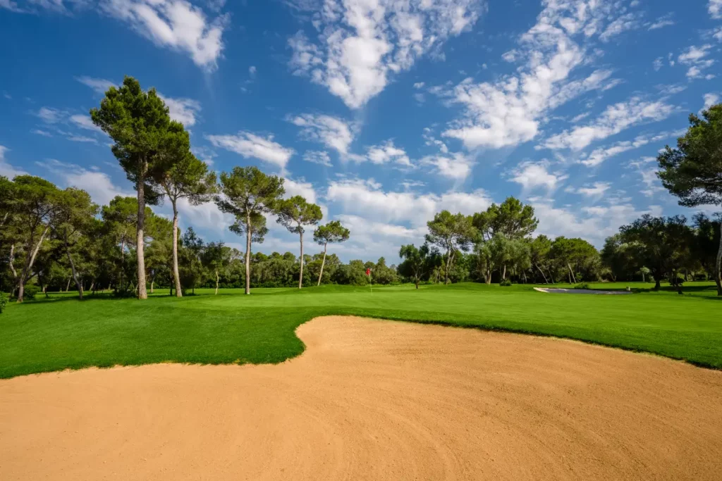 Son Antem East Golf Course View of Hole 17 Bunker in Mallorca