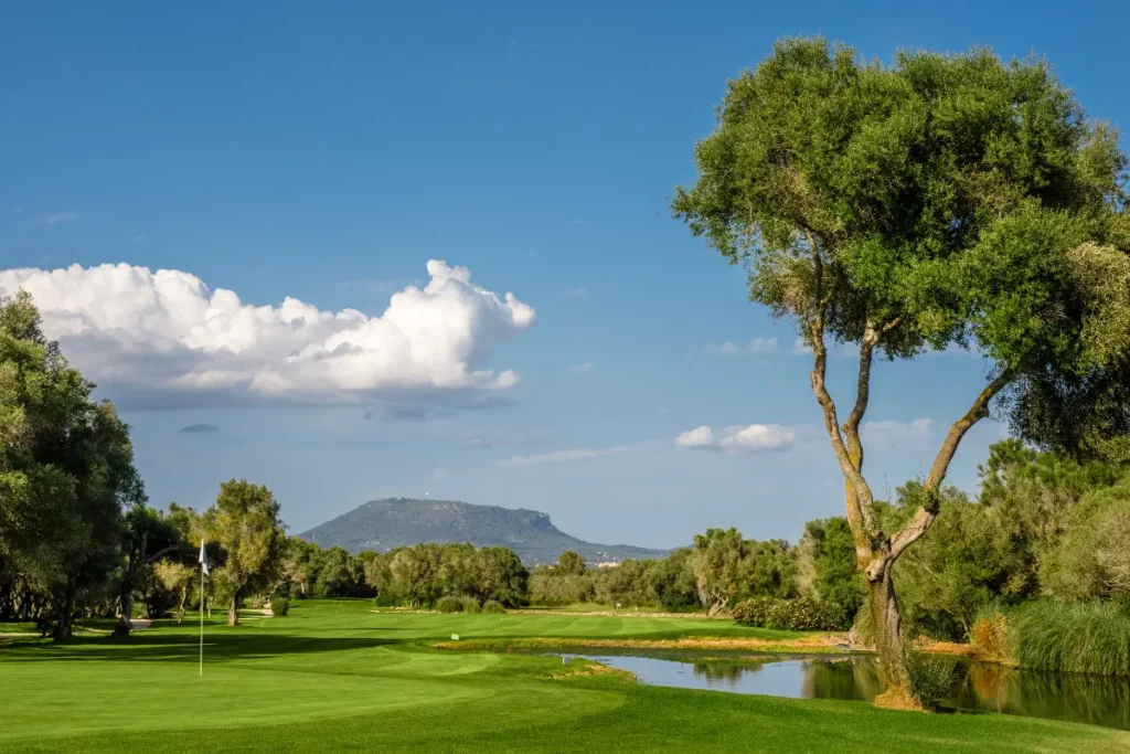 Son Antem East Golf Course View of Hole 1 in Mallorca