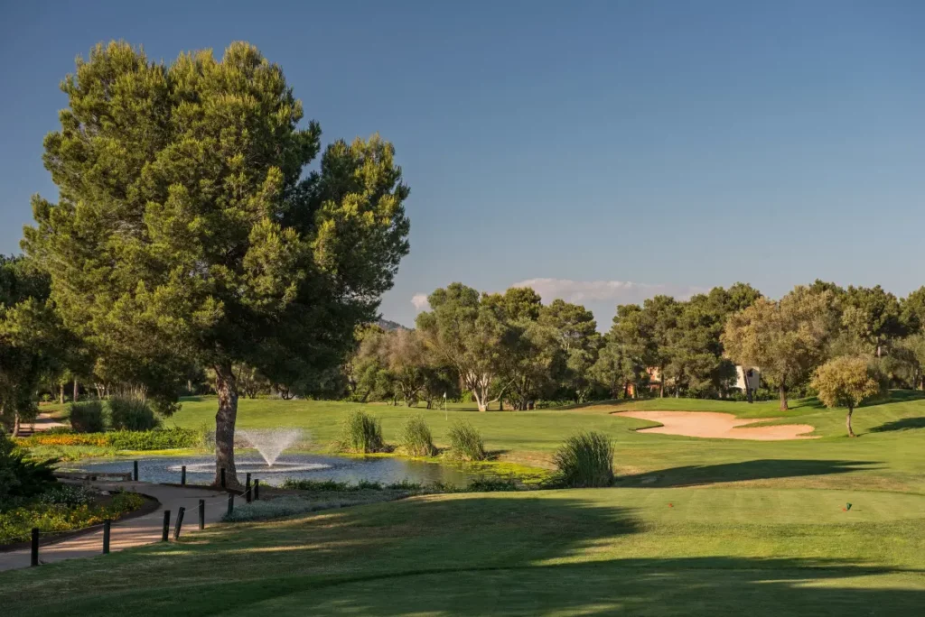 Son Antem East Golf Course View of Hole 2 Fairway in Mallorca