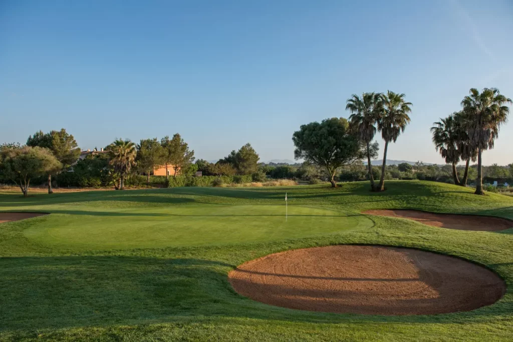 Son Antem East Golf Course View of Hole 6 Bunker in Mallorca